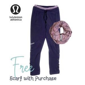 Lululemon-Runderful Pant Grape/Space Dye Camo-size 4